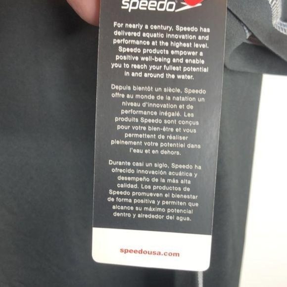 NWT Speedo Men’s Rash Guard UV Turbo Dri M - Picture 8 of 10